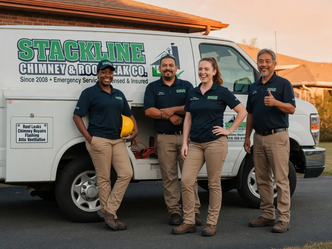 Chimney flashing repair company in Hughesville, MO